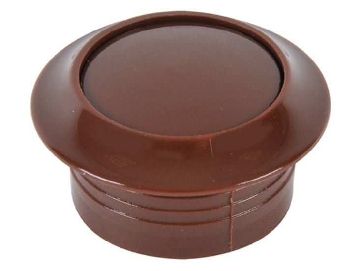 Obelink push-lock knop - brown