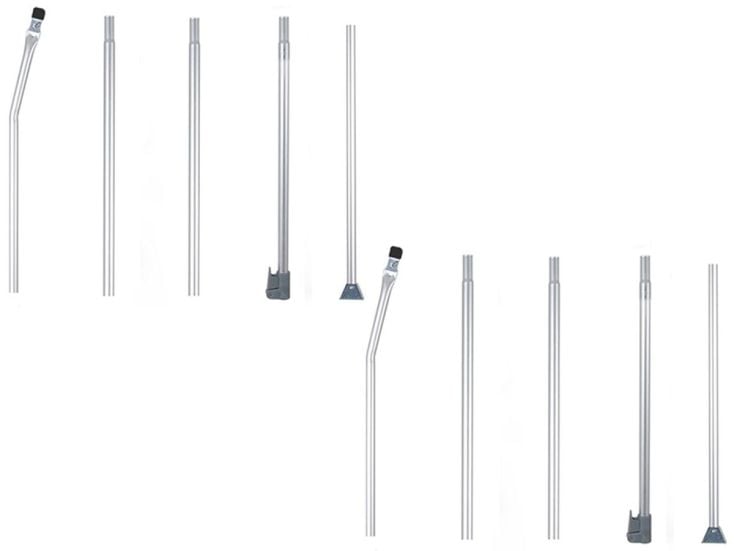 Obelink Aluminium Quick set aandrukstangen
