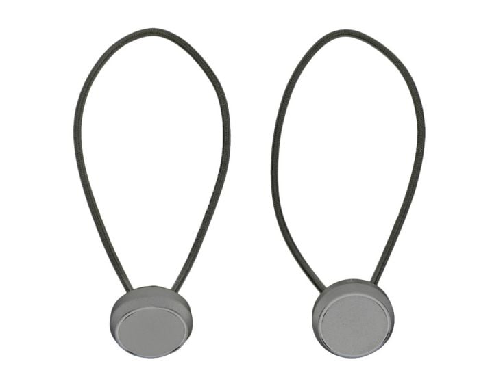 Obelink set lange elastieken met platte knop - 14 cm