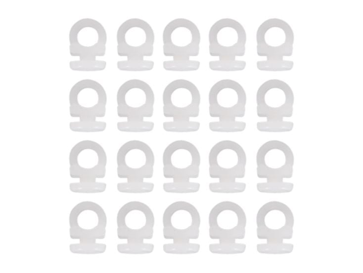 Obelink Neta gordijnrunners white - 20 stuks