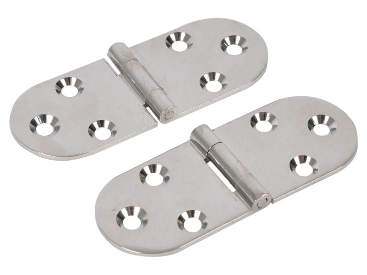 Obelink kek afgerond scharnier - Silver