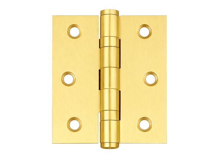 Obelink messingen platte scharnieren (2x stuks) - gold