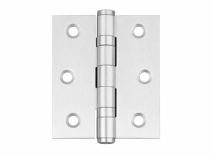 Obelink messingen platte scharnieren (2x stuks) - silver