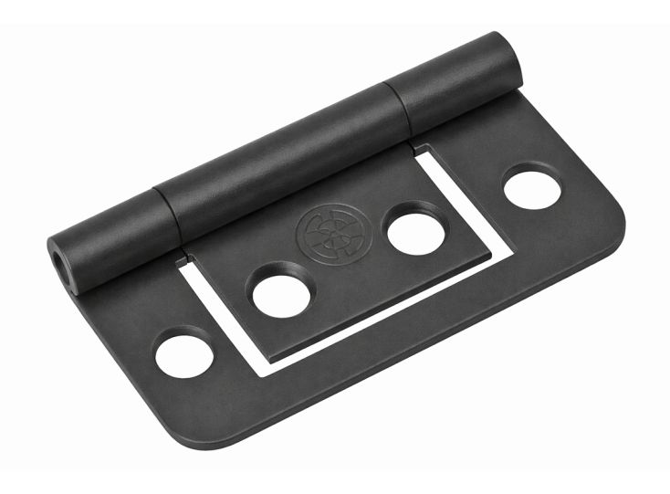 Obelink metalen grote vlakke scharnier (1x stuks) - antracite