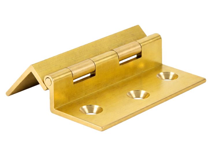 Obelink metalen haakse scharnieren (2x stuks) - gold