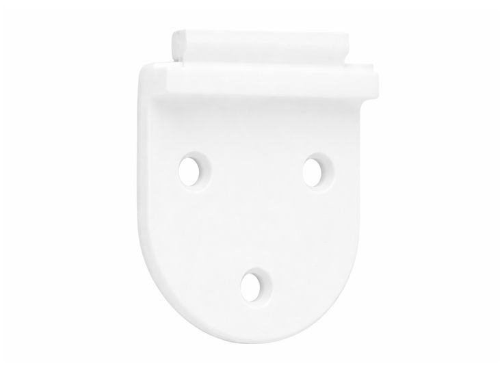 Obelink kunststoffen schuifdeurgeleiders (2x stuks) - white