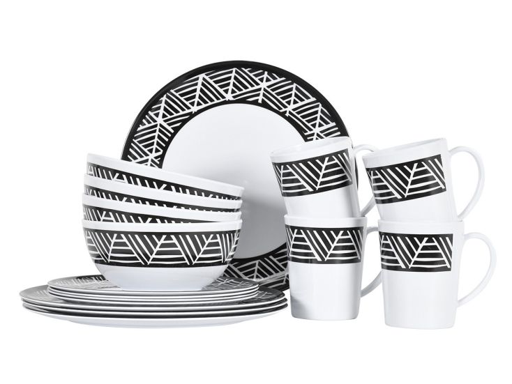 Obelink Stripe serviesset - 16-delig