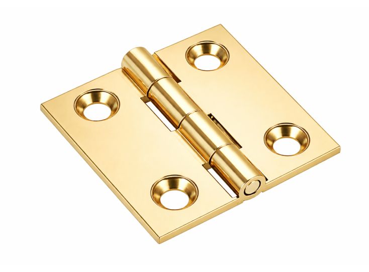 Obelink stalen kleine scharnieren (2x stuks) - gold