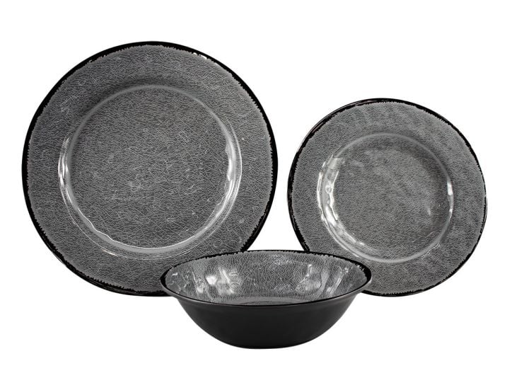 Obelink Stone Grey serviesset - 12-delig
