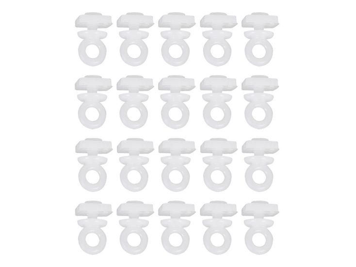 Obelink stopper met schroefdraad (20 stuks) - white