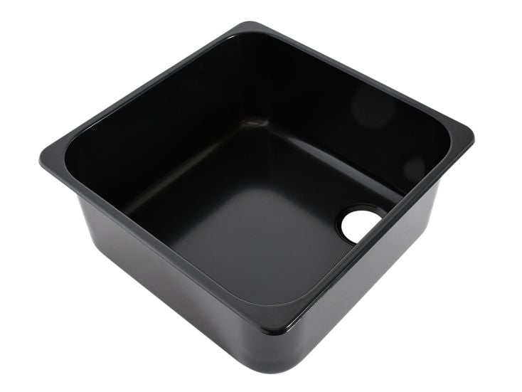 NavyLoad 36 x 36 cm wasbak - black
