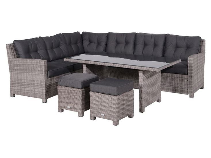 Outdoor Feelings Blue Reflex dining linkse loungeset