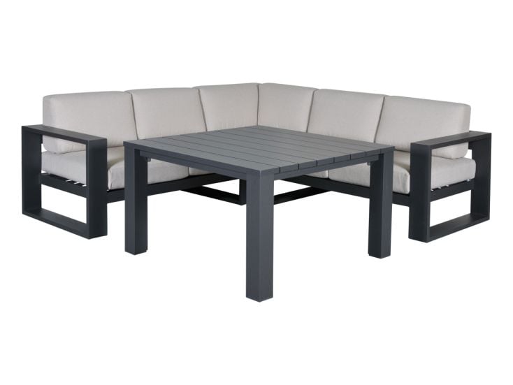 Outdoor Feelings Cuba corner dining loungeset - desert sand