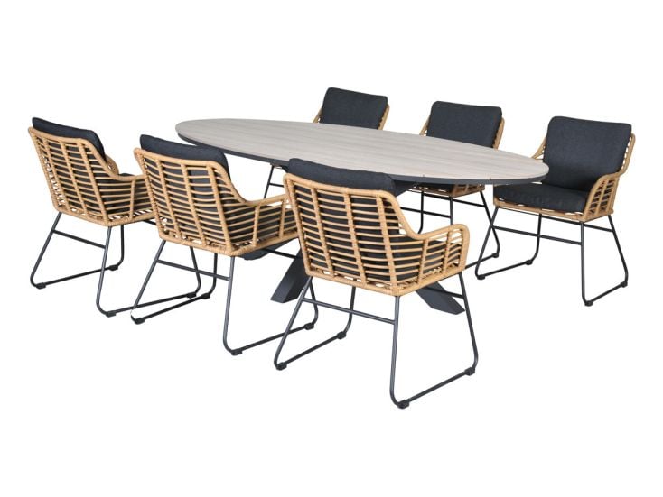 Outdoor Feelings David Edson 220 light teak diningset