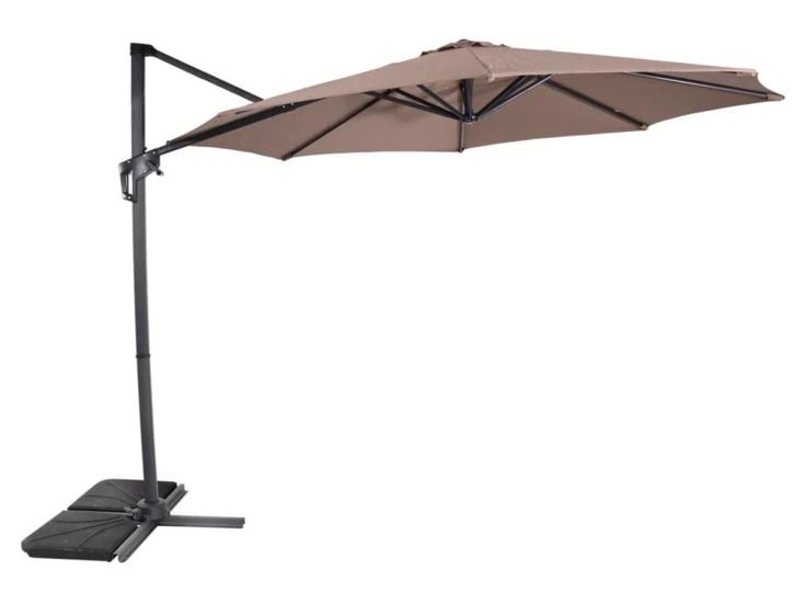 Outdoor Feelings Venus 300cm taupe ronde parasol