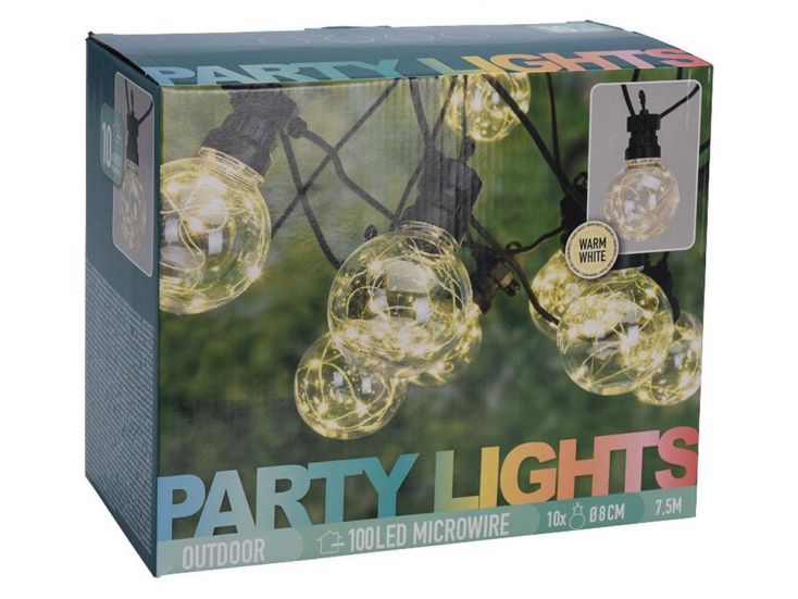 Party Lights 100 LED microwire partyverlichting