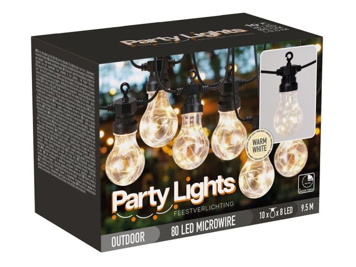 Party Lights 10 LED partyverlichting - Warm White