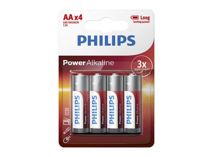 Philips powerlife AA LR6 batterijen - 4 stuks