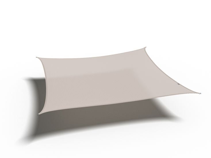 Platinum Coolfit 3,6 x 3,6m vierkant schaduwdoek - Greige