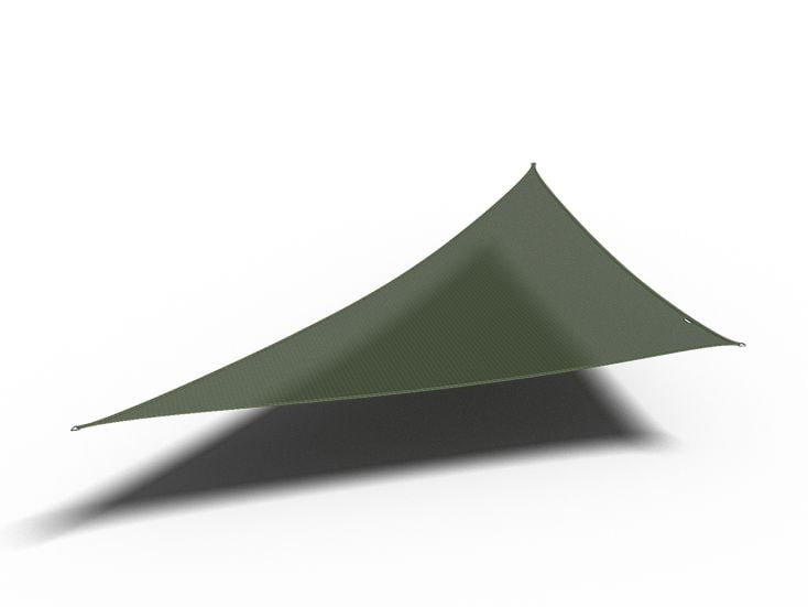 Platinum Coolfit 5,7 x 4,0 x 4,0 m 90° schaduwdoek - Olive