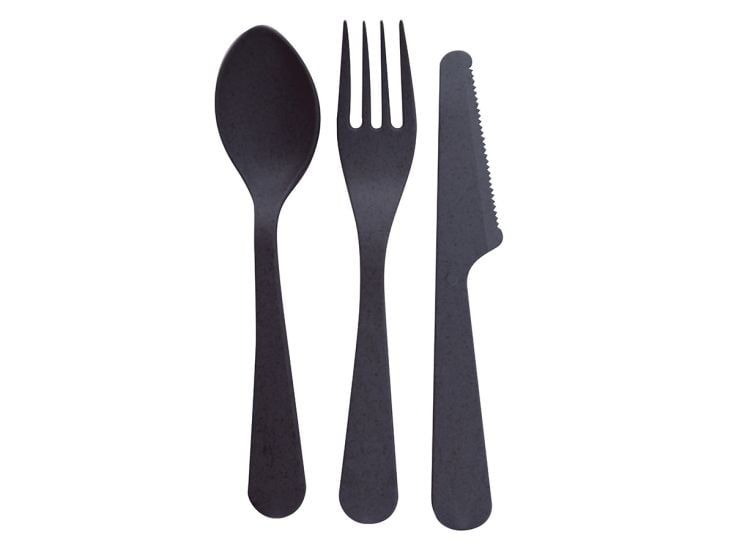 Point-Virgule PLA 3-delige bestekset - Dark Grey