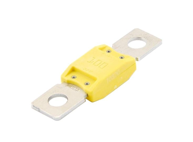 Powerzekering mega (5 stuks) - 100 A yellow