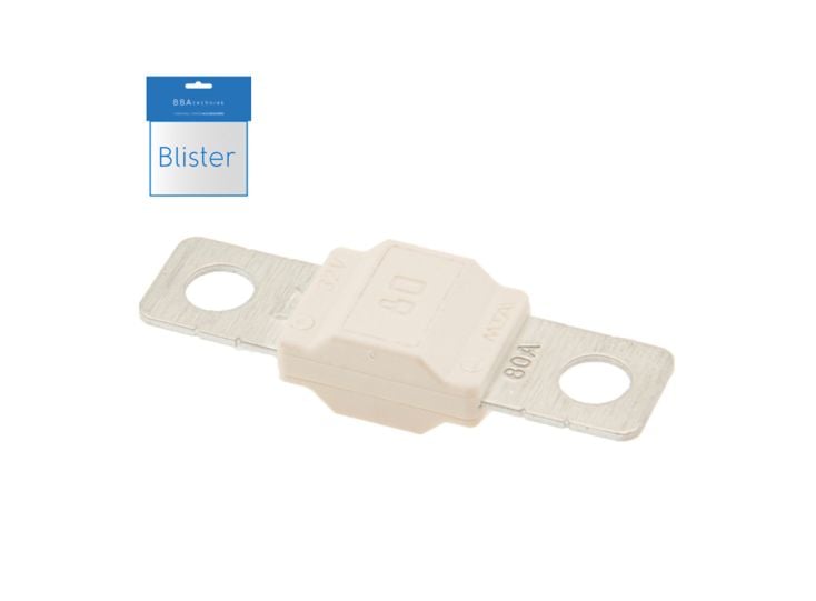 Powerzekering midi white - 80 A