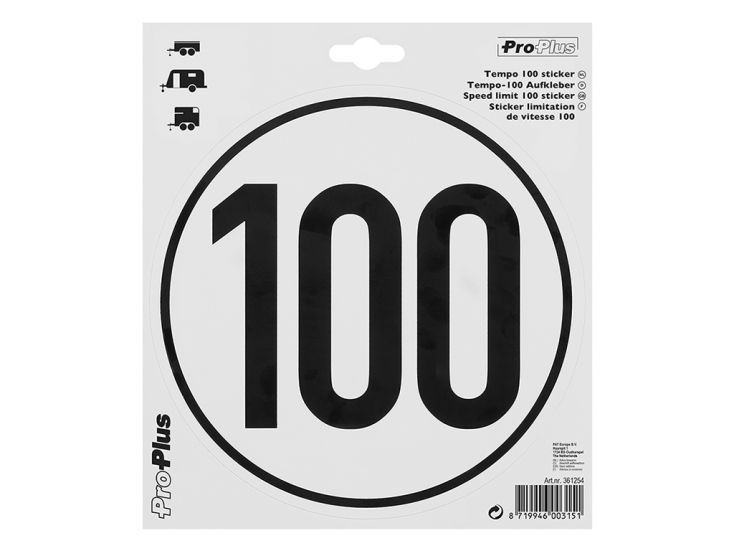 ProPlus Tempo 100 sticker