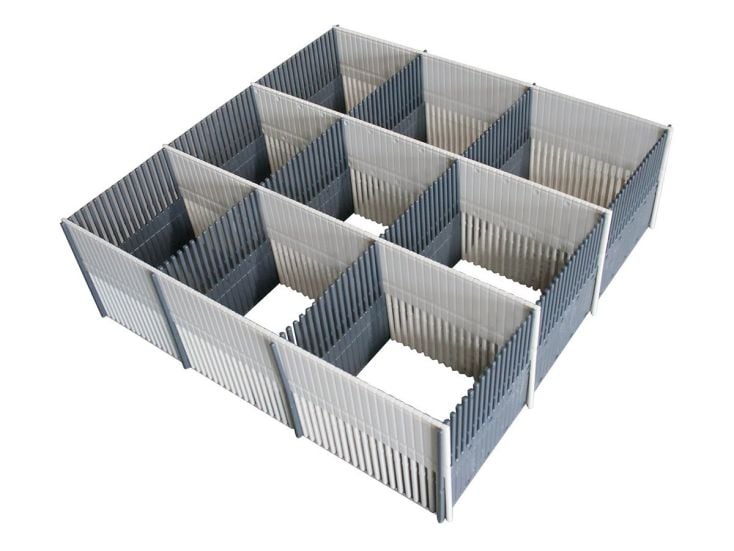 Purvario lade organizer - Grey Anthracite