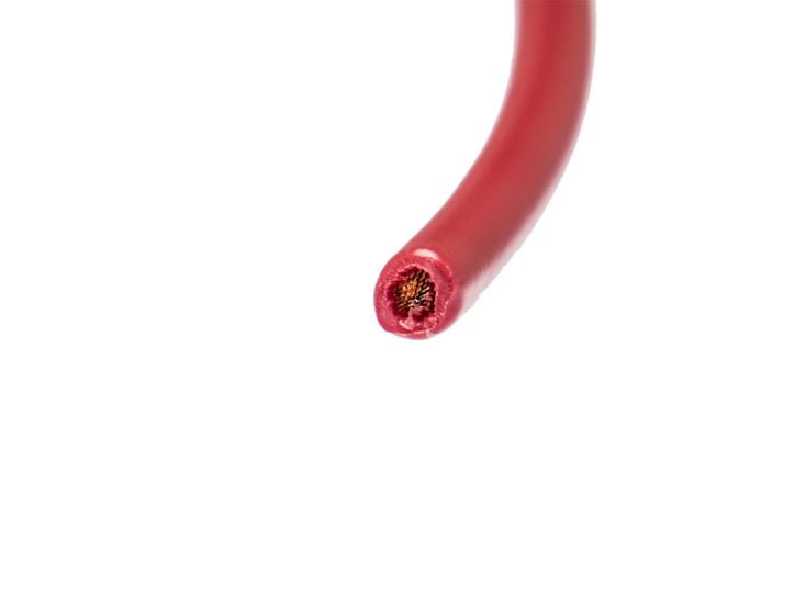 PVC enkel aderige kabel 2,5 mm² - red