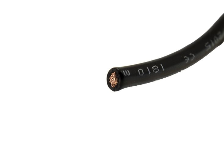 PVC enkel aderige kabel (3 meter) - 4,0 mm²
