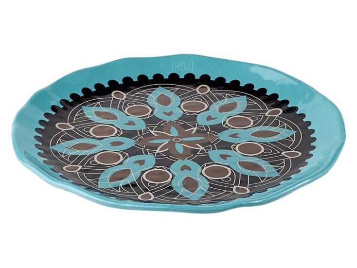 Rebel Outdoor blauw dinerbord