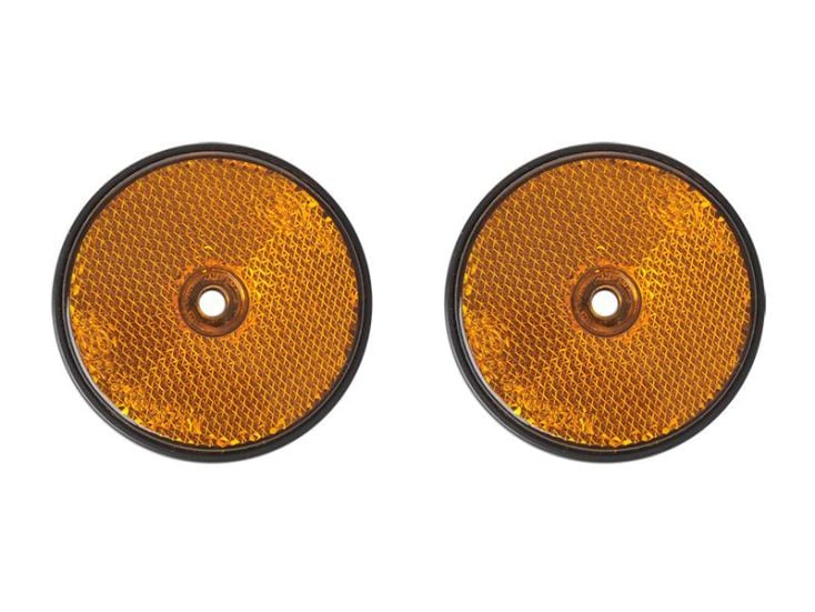 ProPlus ronde schroefbevestiging reflector - Orange