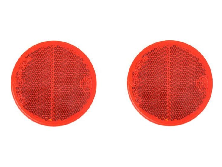 ProPlus ronde zelfklevende reflector - Red