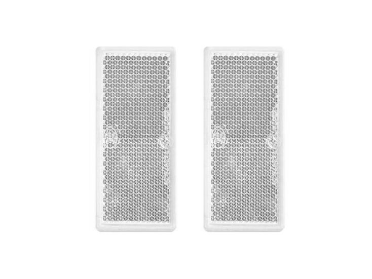 ProPlus rechthoekige zelfklevende reflector - White