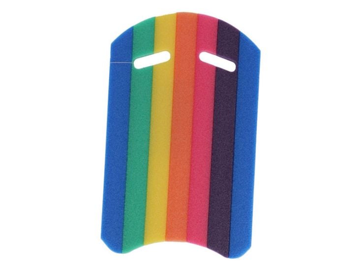 Regenboog zwembord - 48 x 30 cm
