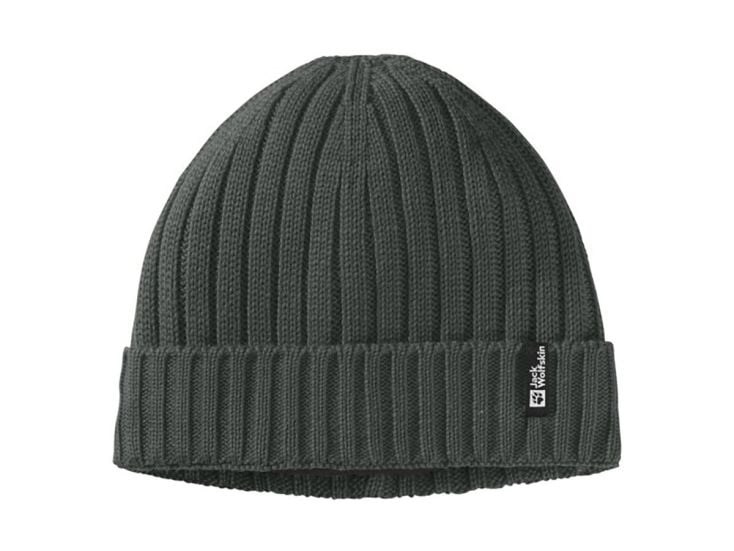 Jack Wolfskin Rib Knit unisex muts - Slate Green