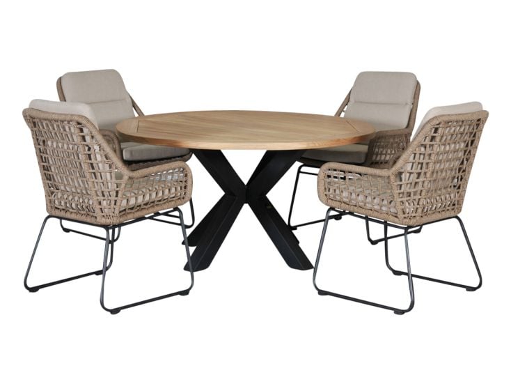 Outdoor Feelings Rome Cleveland Ø140 diningset Outdoor Feelings Rome Cleveland Ø140 diningset