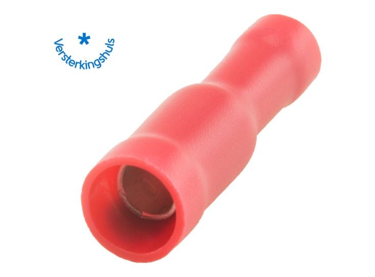 Ronde stekkerverbinder geïsoleerd - red