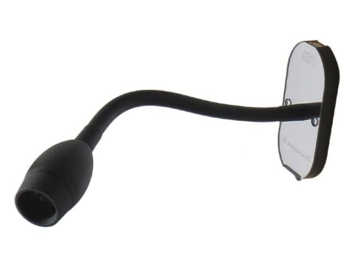 Travelleds flexibele USB opbouwspot - zwart