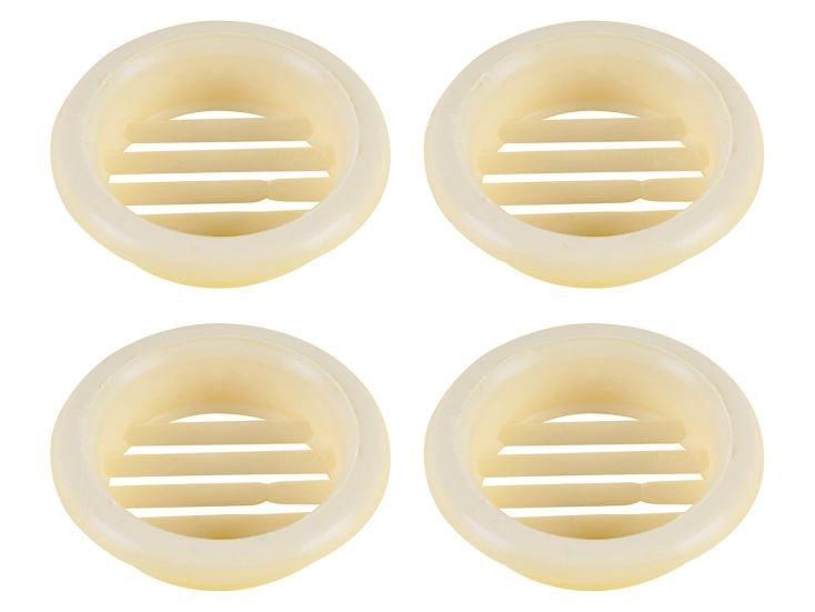 Inbouw ventilatierooster met lamellen