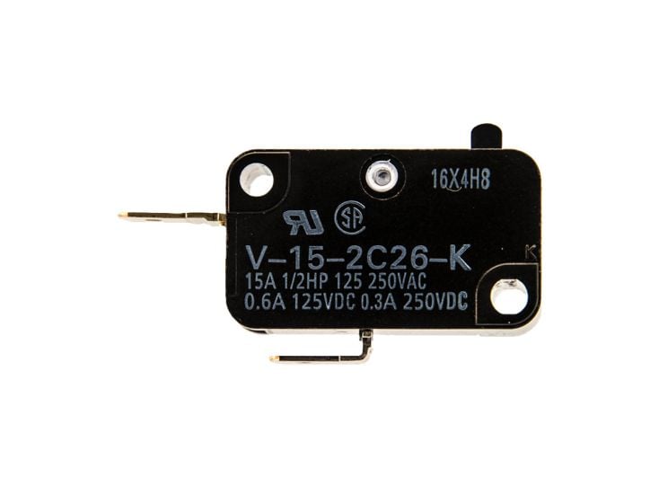 Schakelaar 250V 15A 2plgSnap-on