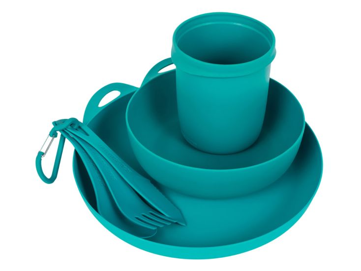 Sea to Summit Delta Camp serviesset - Turquoise