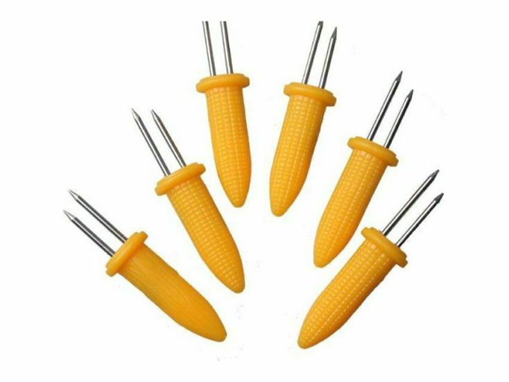 Set van 8 BBQ mais houders