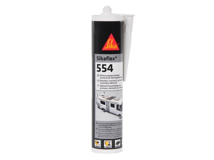 Sikaflex 554 montage kit - White