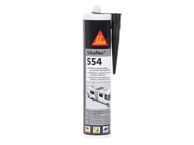 Sikaflex 554 montage kit - Black