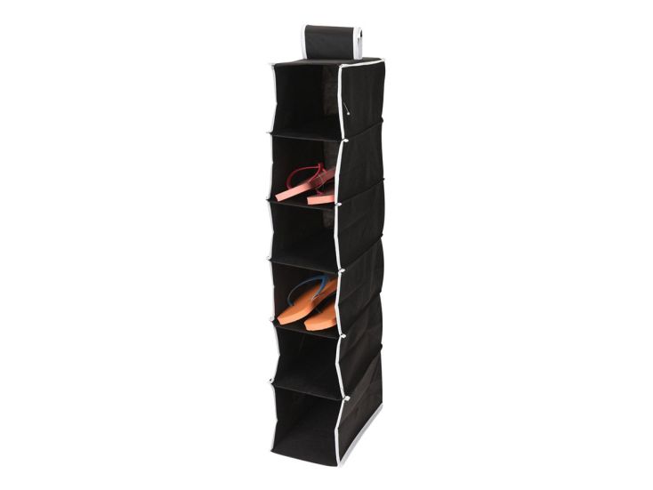 Storage Solutions 6-vaks organizer - Black