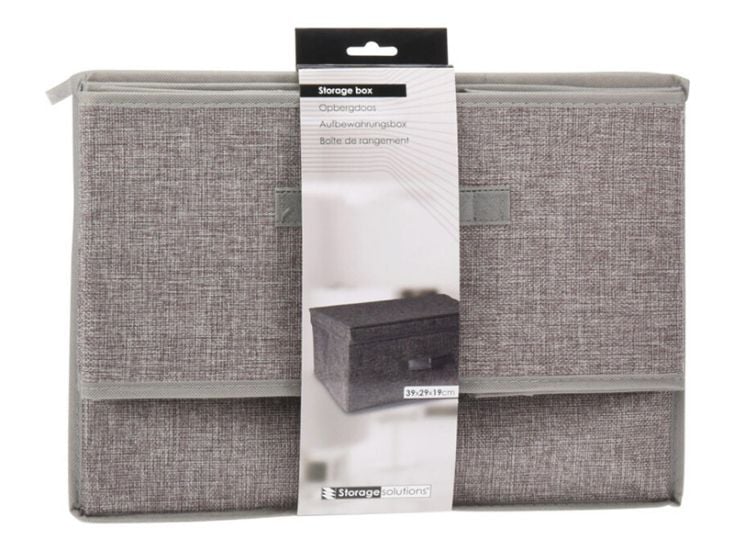 Storage Solutions opbergdoos met deksel - 39 x 29 x 19 cm