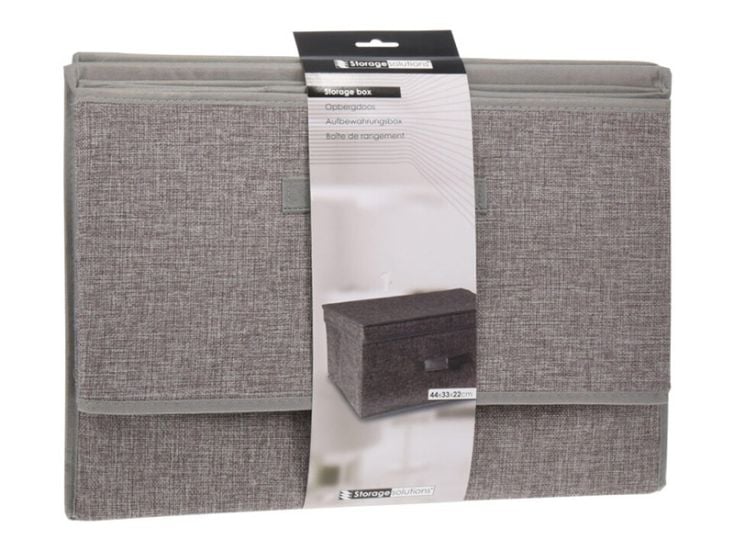 Storage Solutions opbergdoos met deksel - 44 x 33 x 22 cm