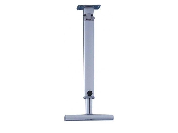 Tafelpoot T-model Bovenknik Zilver